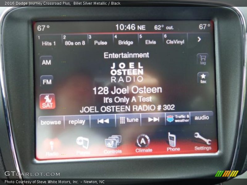 Billet Silver Metallic / Black 2016 Dodge Journey Crossroad Plus