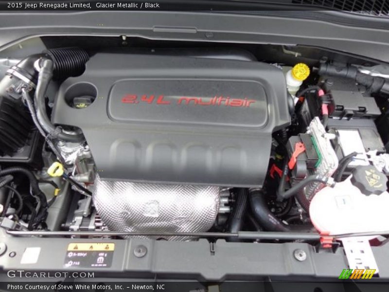 Glacier Metallic / Black 2015 Jeep Renegade Limited