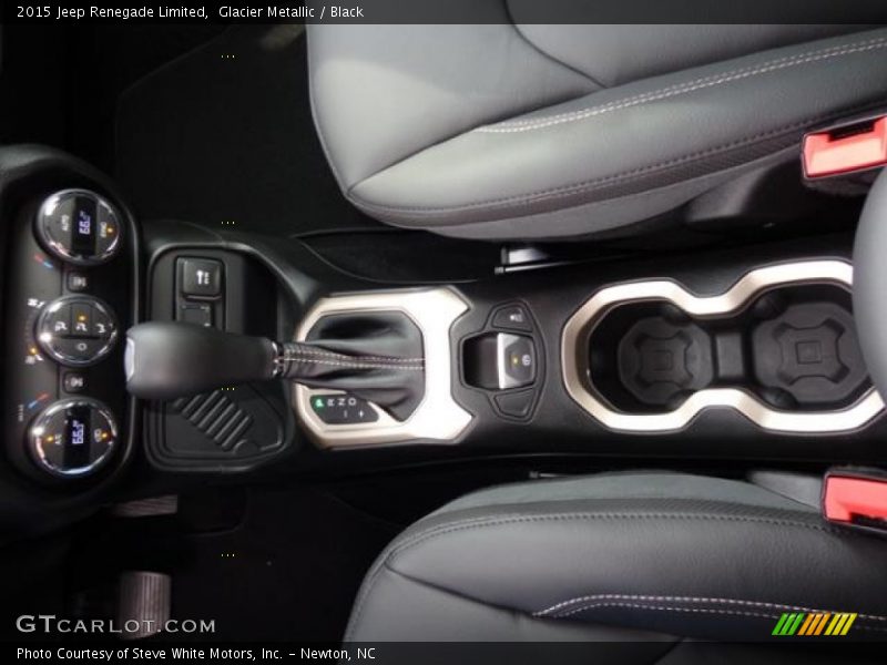 Glacier Metallic / Black 2015 Jeep Renegade Limited