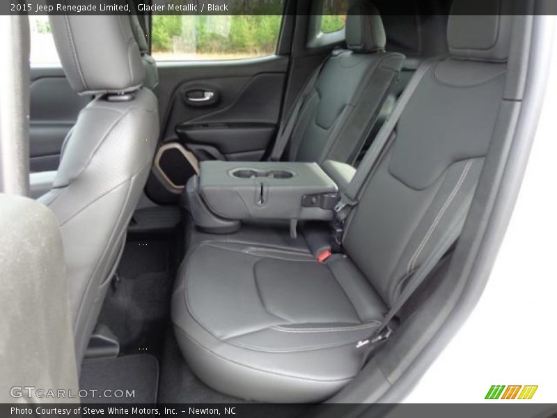 Glacier Metallic / Black 2015 Jeep Renegade Limited