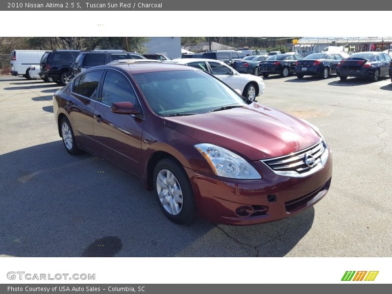Tuscan Sun Red / Charcoal 2010 Nissan Altima 2.5 S
