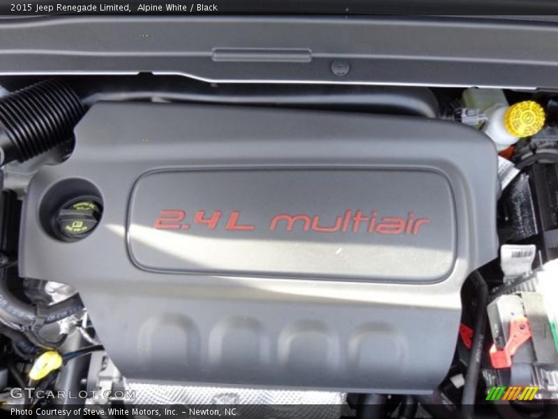Alpine White / Black 2015 Jeep Renegade Limited