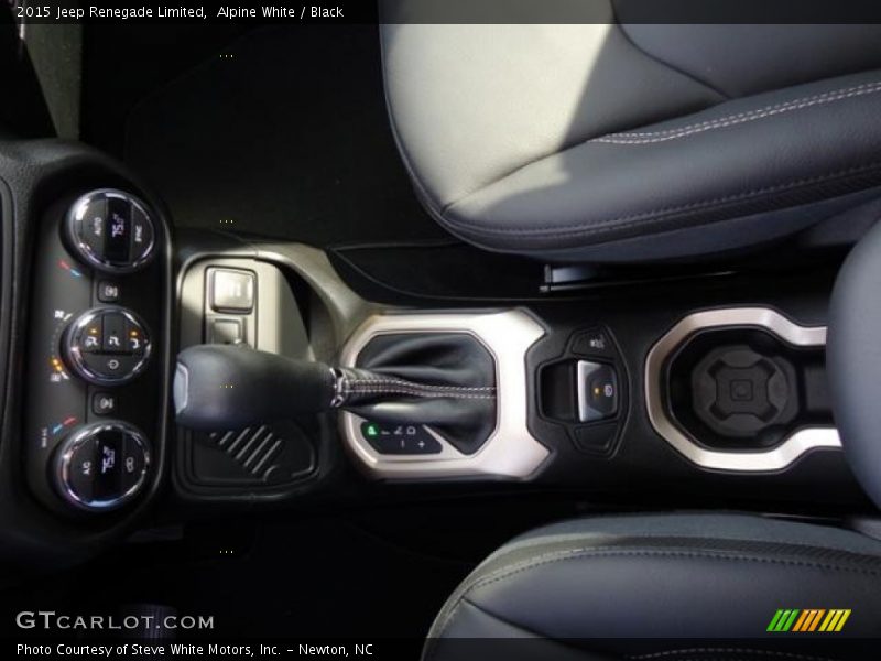 Alpine White / Black 2015 Jeep Renegade Limited