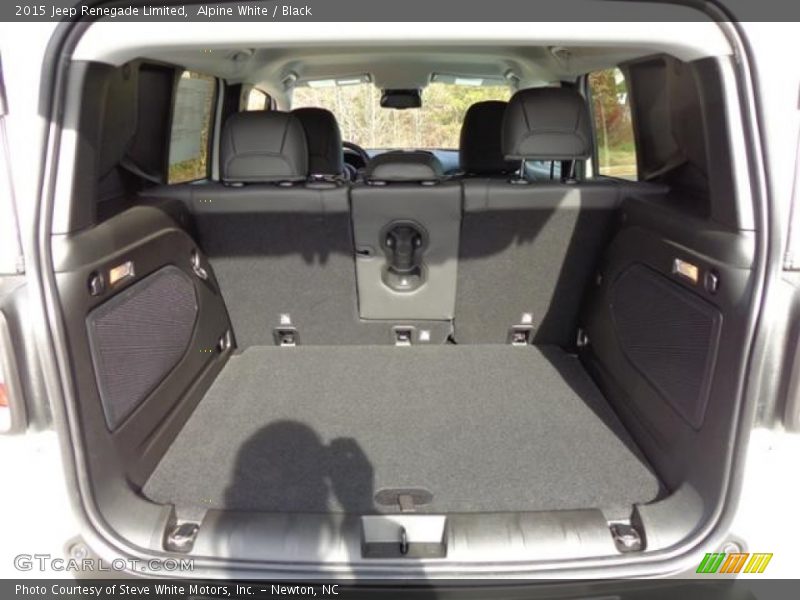Alpine White / Black 2015 Jeep Renegade Limited