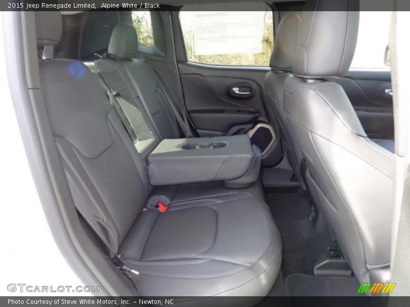 Alpine White / Black 2015 Jeep Renegade Limited