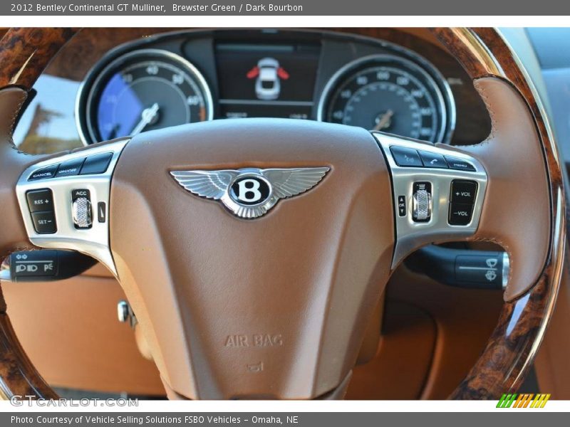 Brewster Green / Dark Bourbon 2012 Bentley Continental GT Mulliner