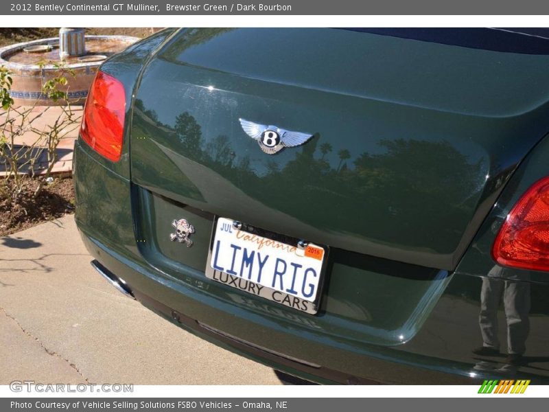 Brewster Green / Dark Bourbon 2012 Bentley Continental GT Mulliner