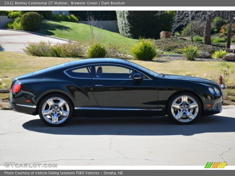 Brewster Green / Dark Bourbon 2012 Bentley Continental GT Mulliner