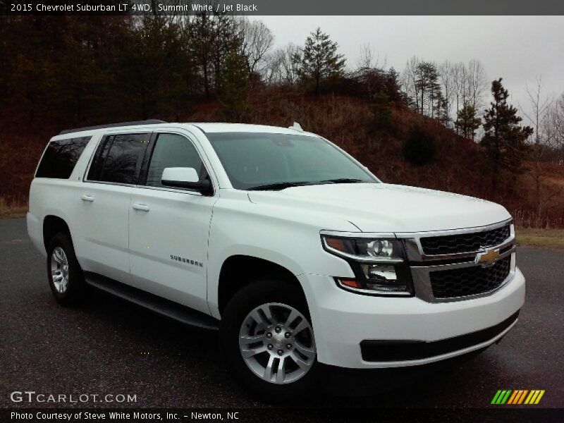 Summit White / Jet Black 2015 Chevrolet Suburban LT 4WD