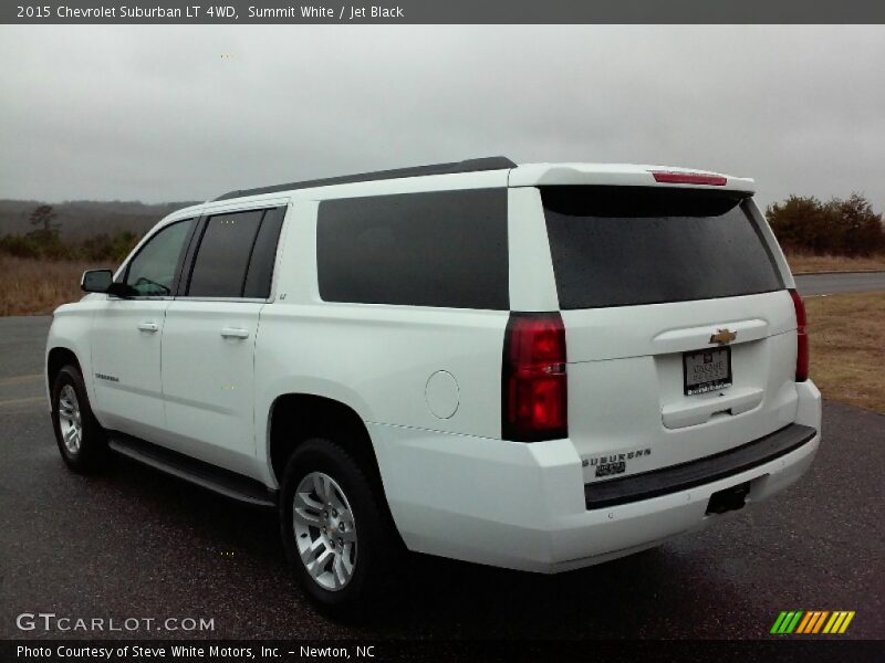 Summit White / Jet Black 2015 Chevrolet Suburban LT 4WD
