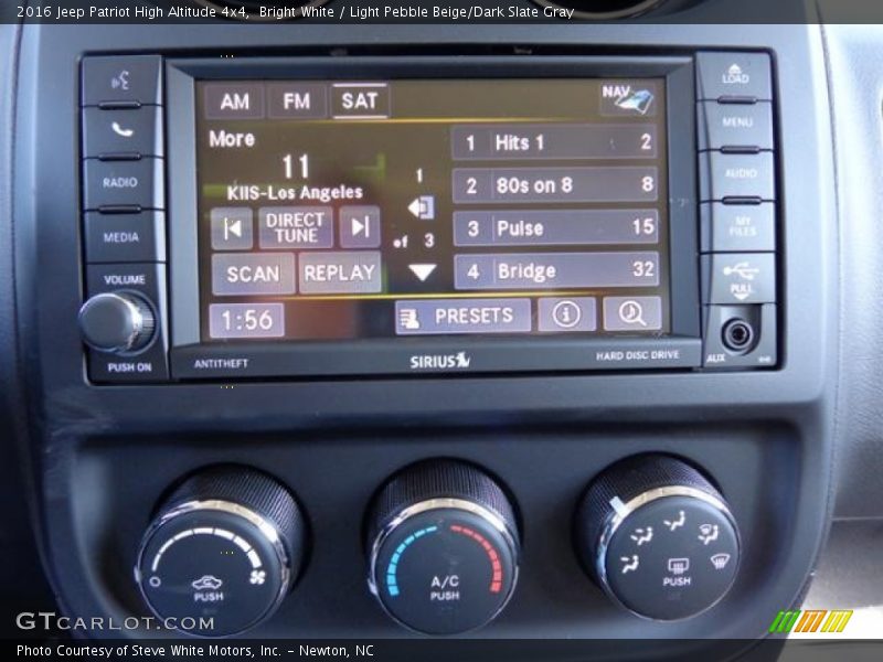 Bright White / Light Pebble Beige/Dark Slate Gray 2016 Jeep Patriot High Altitude 4x4