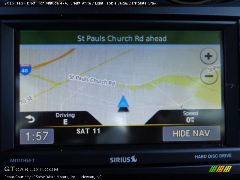 Bright White / Light Pebble Beige/Dark Slate Gray 2016 Jeep Patriot High Altitude 4x4