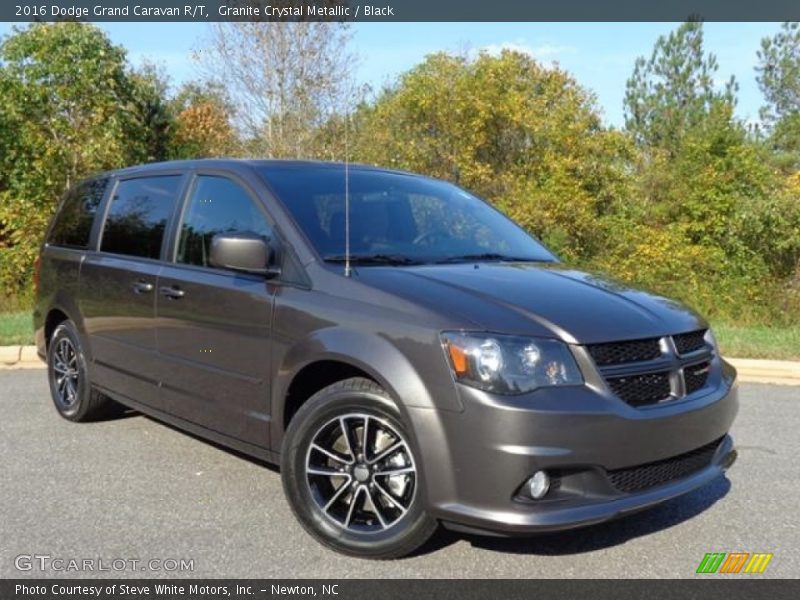 Granite Crystal Metallic / Black 2016 Dodge Grand Caravan R/T