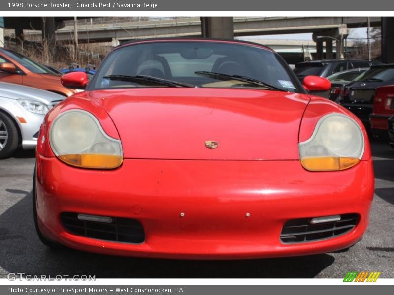 Guards Red / Savanna Beige 1998 Porsche Boxster