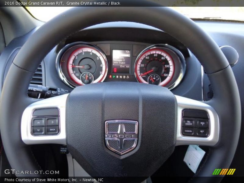 Granite Crystal Metallic / Black 2016 Dodge Grand Caravan R/T