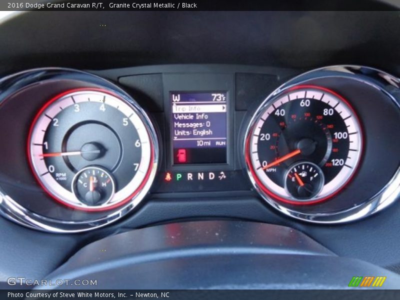 Granite Crystal Metallic / Black 2016 Dodge Grand Caravan R/T