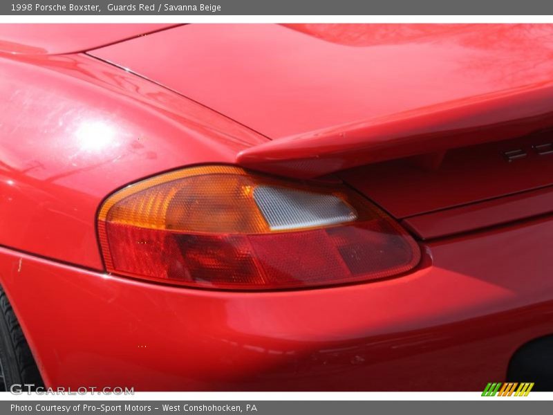 Guards Red / Savanna Beige 1998 Porsche Boxster