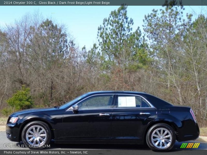 Gloss Black / Dark Frost Beige/Light Frost Beige 2014 Chrysler 300 C