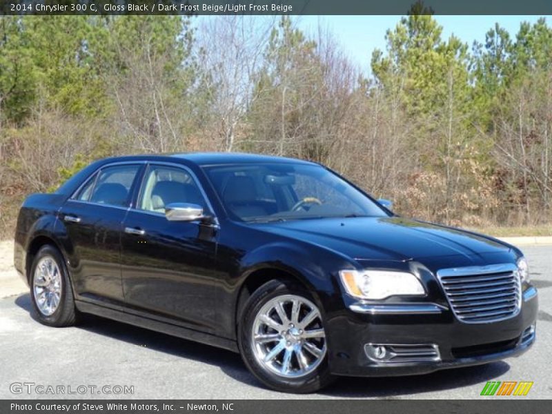 Gloss Black / Dark Frost Beige/Light Frost Beige 2014 Chrysler 300 C