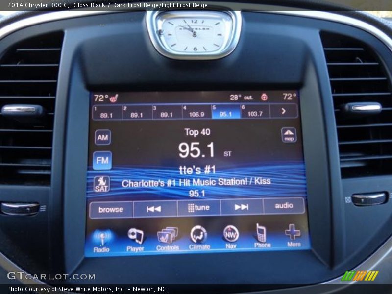 Gloss Black / Dark Frost Beige/Light Frost Beige 2014 Chrysler 300 C