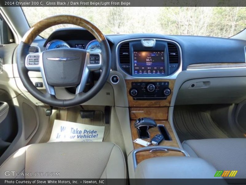 Gloss Black / Dark Frost Beige/Light Frost Beige 2014 Chrysler 300 C