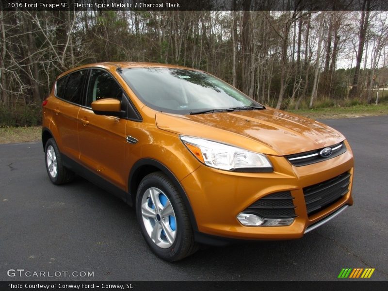 Electric Spice Metallic / Charcoal Black 2016 Ford Escape SE