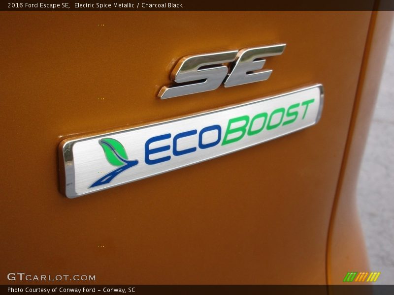 Electric Spice Metallic / Charcoal Black 2016 Ford Escape SE