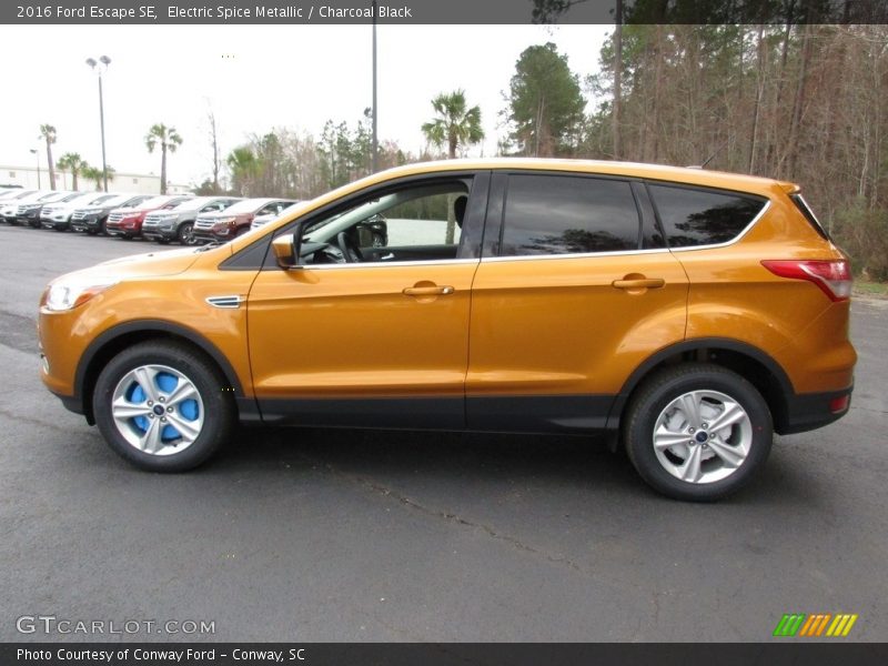 Electric Spice Metallic / Charcoal Black 2016 Ford Escape SE
