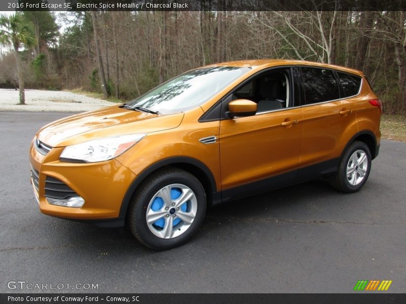 Electric Spice Metallic / Charcoal Black 2016 Ford Escape SE