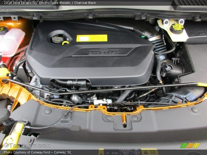 Electric Spice Metallic / Charcoal Black 2016 Ford Escape SE