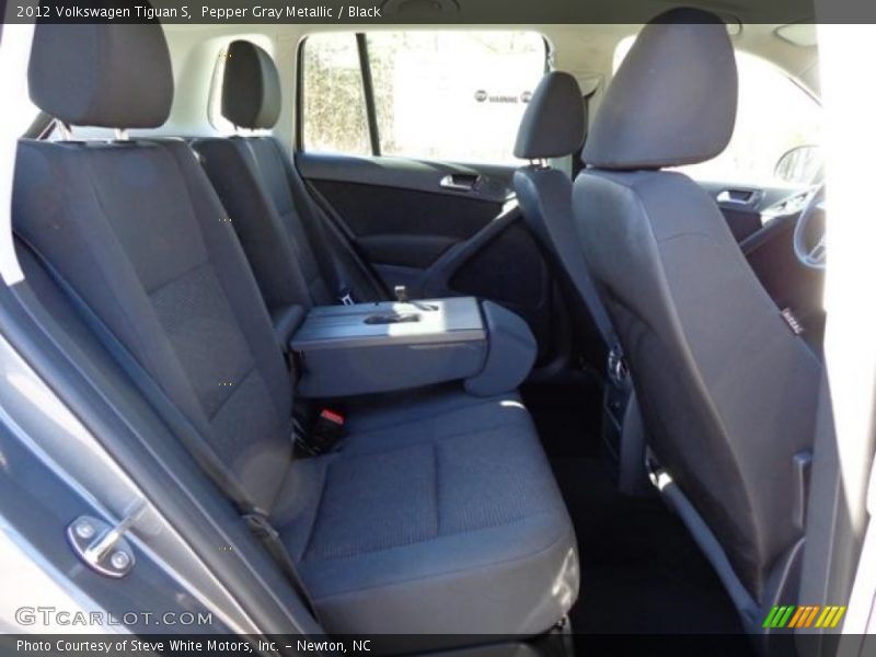 Pepper Gray Metallic / Black 2012 Volkswagen Tiguan S