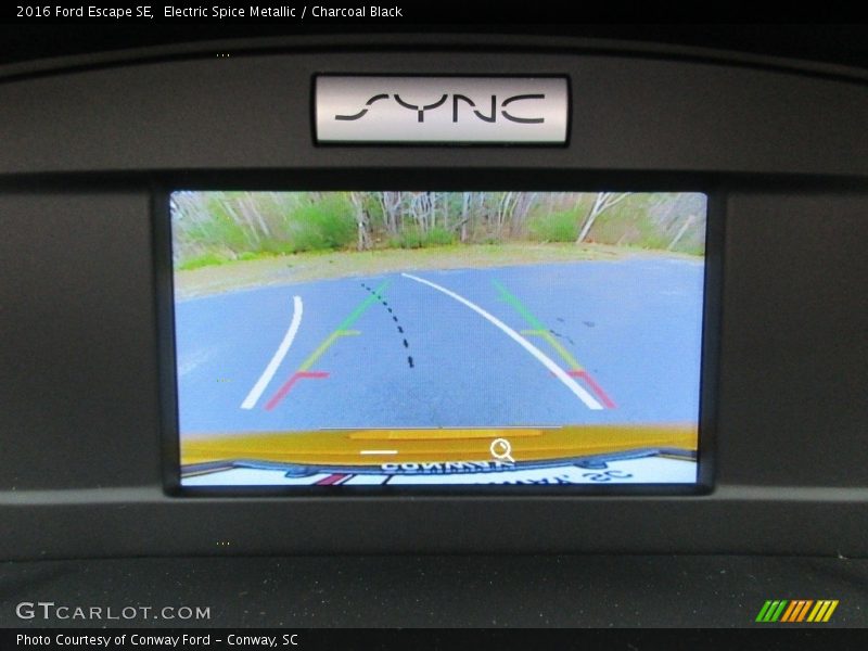 Electric Spice Metallic / Charcoal Black 2016 Ford Escape SE