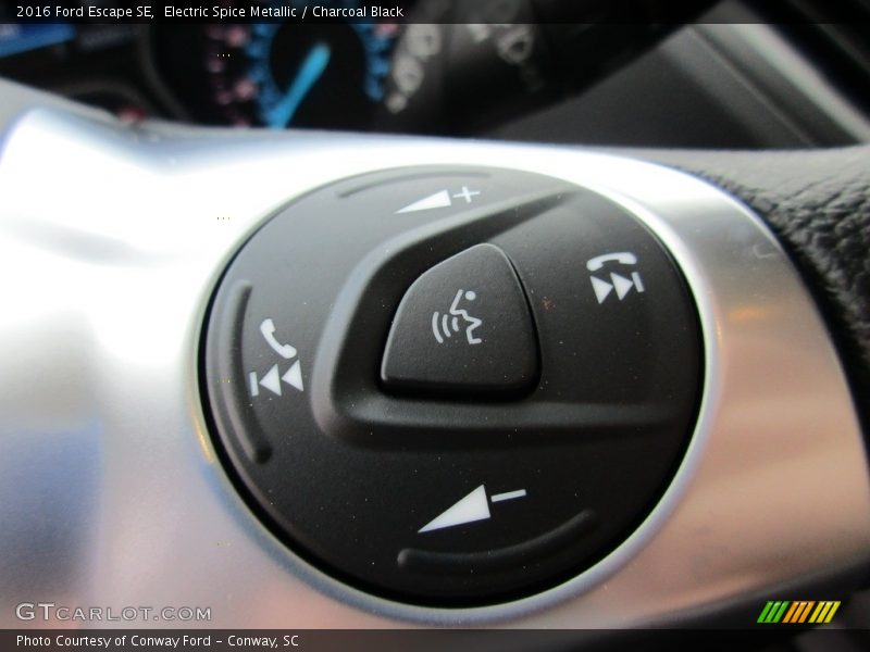Electric Spice Metallic / Charcoal Black 2016 Ford Escape SE