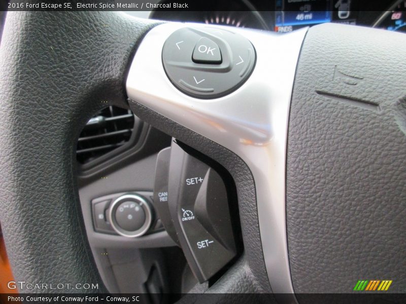 Electric Spice Metallic / Charcoal Black 2016 Ford Escape SE