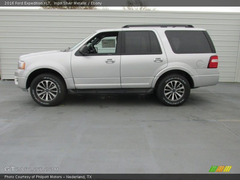 Ingot Silver Metallic / Ebony 2016 Ford Expedition XLT