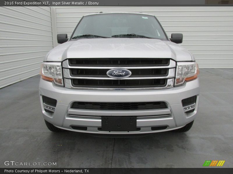Ingot Silver Metallic / Ebony 2016 Ford Expedition XLT