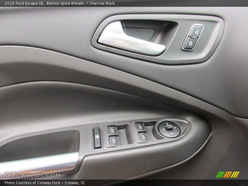 Electric Spice Metallic / Charcoal Black 2016 Ford Escape SE