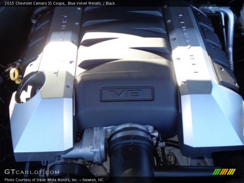 Blue Velvet Metallic / Black 2015 Chevrolet Camaro SS Coupe