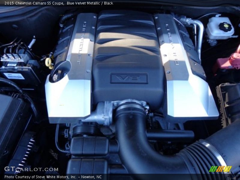 Blue Velvet Metallic / Black 2015 Chevrolet Camaro SS Coupe