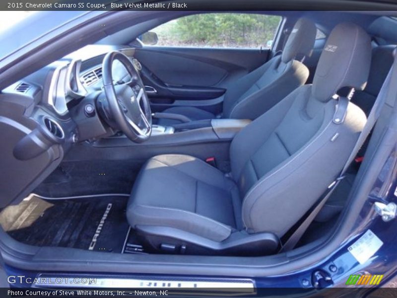 Blue Velvet Metallic / Black 2015 Chevrolet Camaro SS Coupe