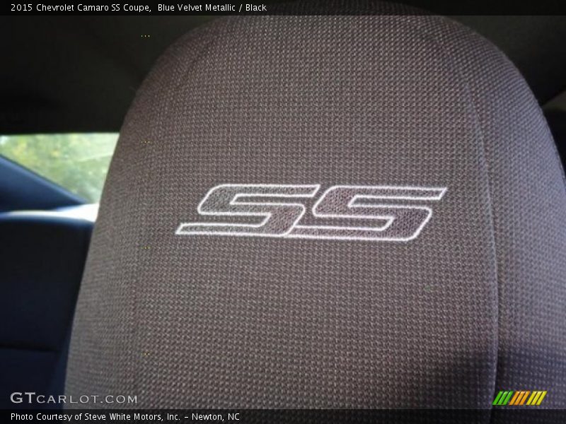 Blue Velvet Metallic / Black 2015 Chevrolet Camaro SS Coupe