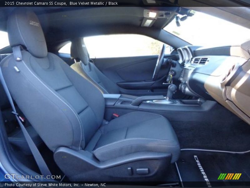 Blue Velvet Metallic / Black 2015 Chevrolet Camaro SS Coupe