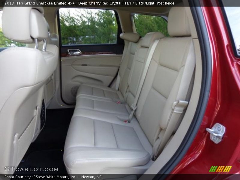 Deep Cherry Red Crystal Pearl / Black/Light Frost Beige 2013 Jeep Grand Cherokee Limited 4x4