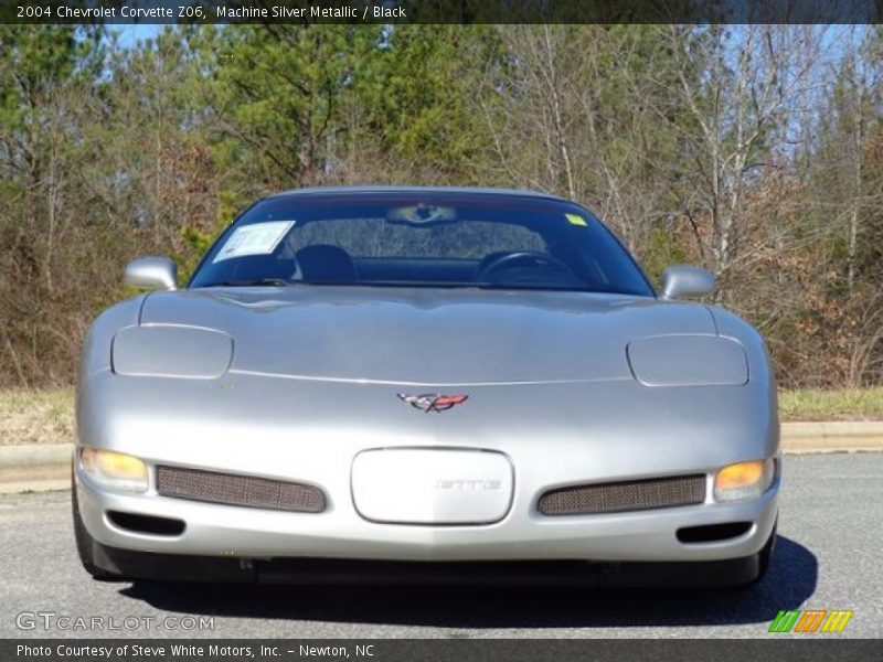 Machine Silver Metallic / Black 2004 Chevrolet Corvette Z06