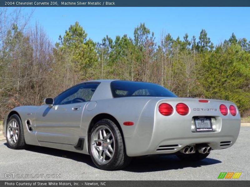 Machine Silver Metallic / Black 2004 Chevrolet Corvette Z06