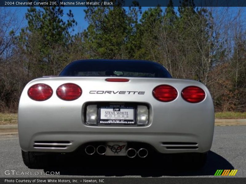Machine Silver Metallic / Black 2004 Chevrolet Corvette Z06
