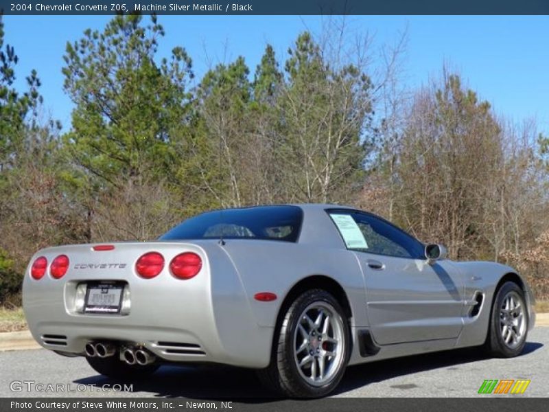 Machine Silver Metallic / Black 2004 Chevrolet Corvette Z06