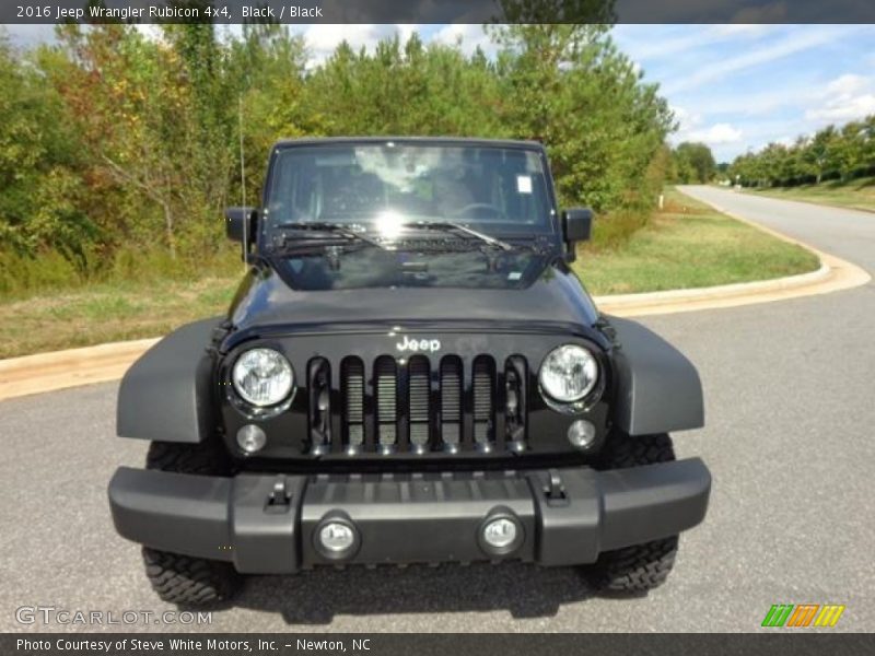 Black / Black 2016 Jeep Wrangler Rubicon 4x4