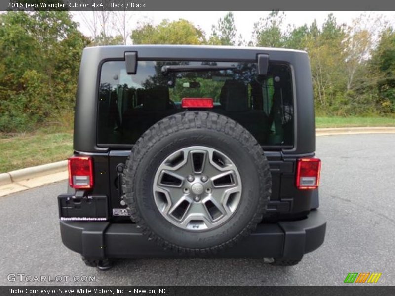 Black / Black 2016 Jeep Wrangler Rubicon 4x4