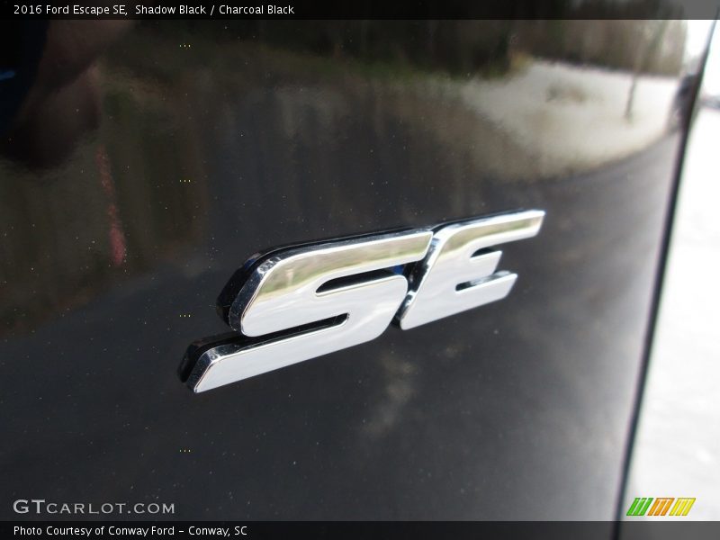 Shadow Black / Charcoal Black 2016 Ford Escape SE